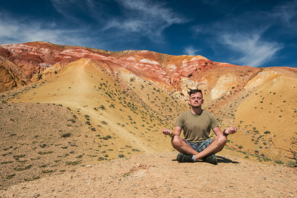 火星山谷景观图片下载