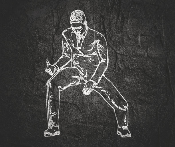 摇滚音乐家轮廓图片下载