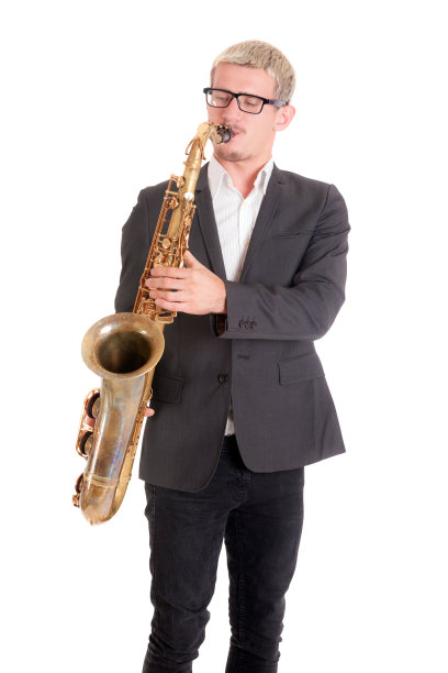 一个音乐家的工作室肖像图片下载