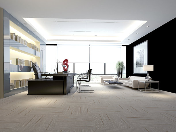 3d渲染现代办公室图片下载
