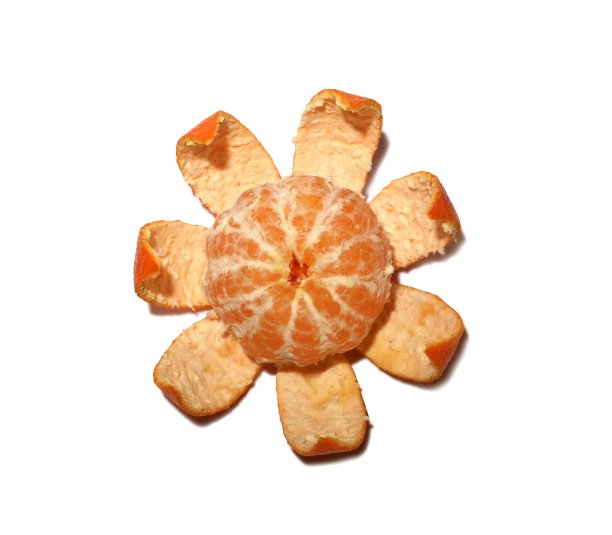 橘汁被孤立在白色的背景上。图片下载