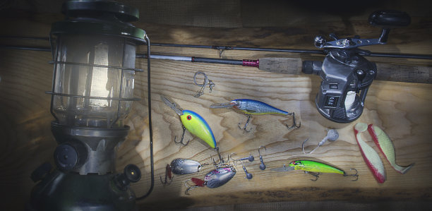 钓鱼用的鱼饵。图片下载