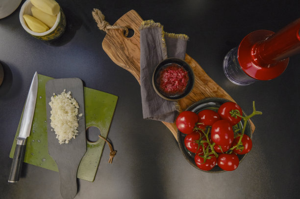 厨房俯视图图片下载