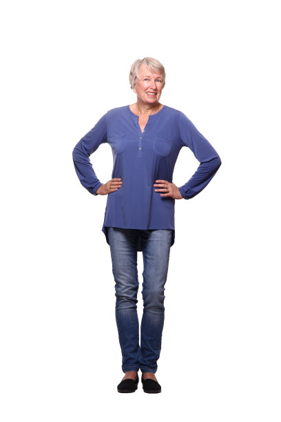 年长的白人女人图片下载