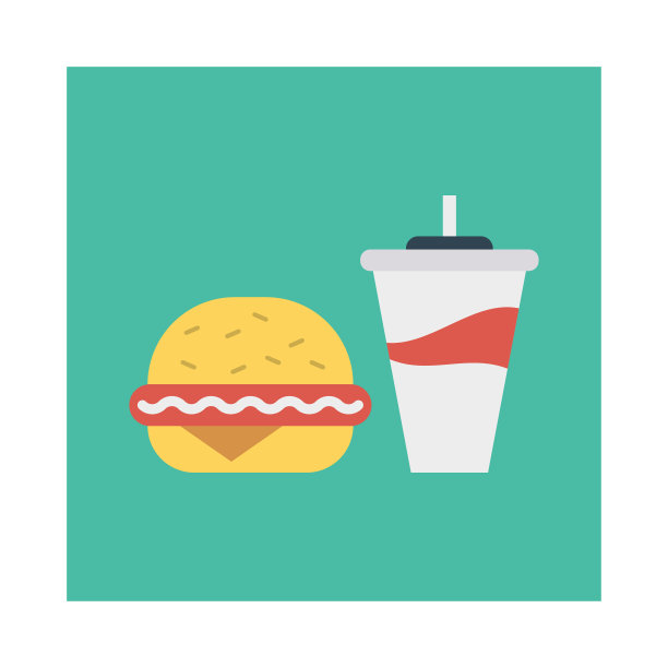 汉堡快餐饮料图片下载
