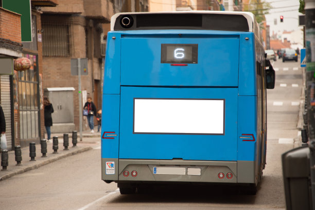 巴士空白广告面板图片下载