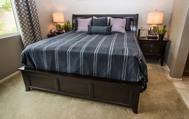 现代卧室与大床图片下载