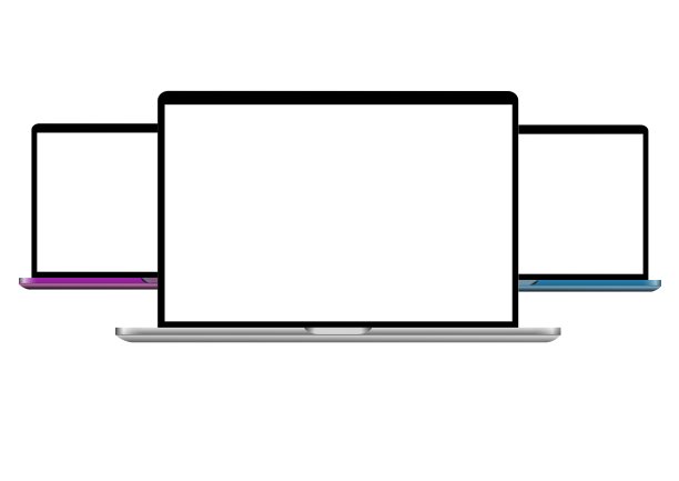 黑屏笔记本电脑图片下载