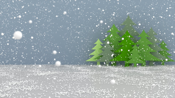 下雪的圣诞节图片下载