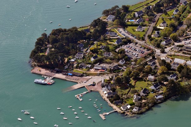 白港鸟瞰图图片下载