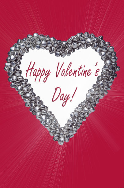 情人节贺卡银心图片下载