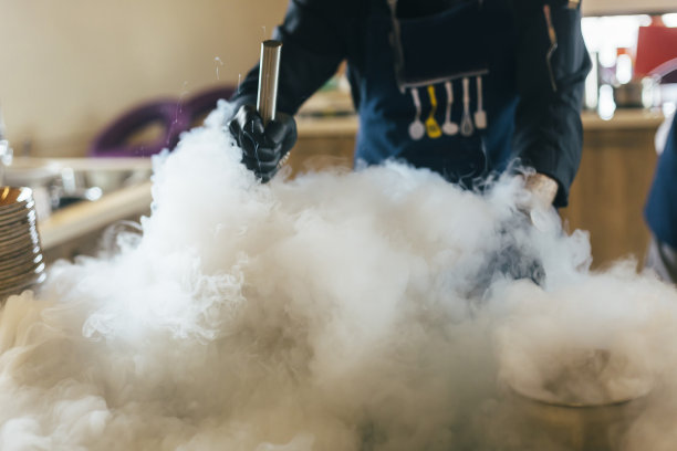 用液氮自制冰淇淋图片下载