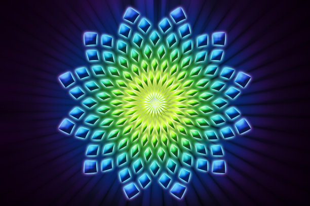 斐波那契螺旋点图案图片下载