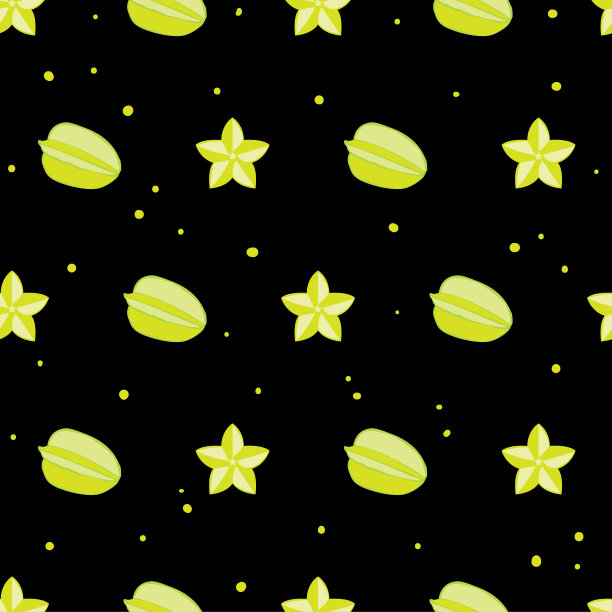 水果图案背景图形杨桃图片下载