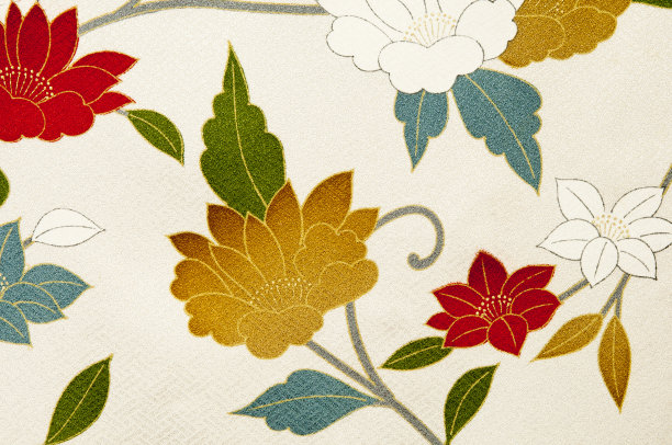 日本旧和服的图案图片下载