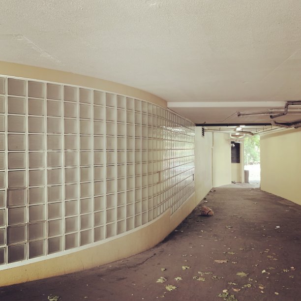 悉尼萨里山的玻璃砖通道图片下载