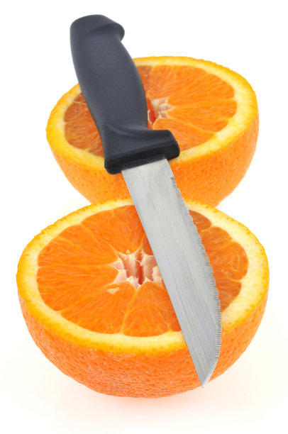 橙子切成两半图片下载