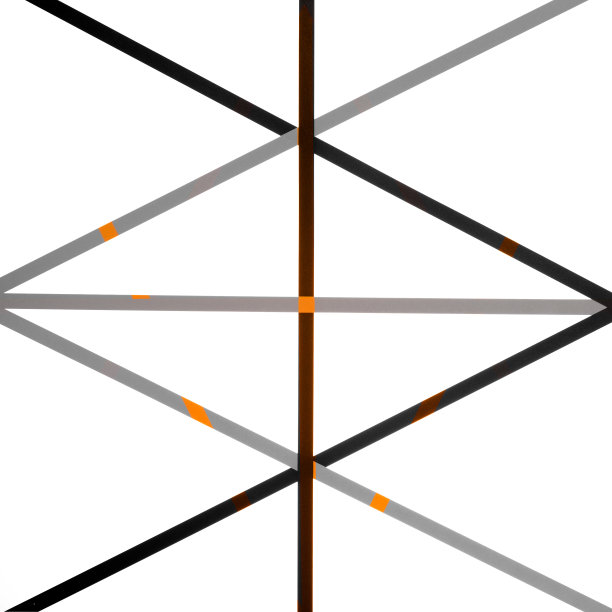 图形扭曲彩色纸线图片下载