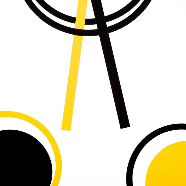 图形扭曲彩色纸线图片下载