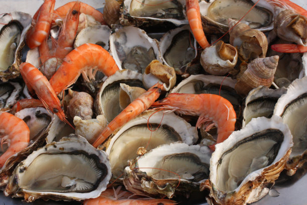 海鲜拼盘大虾布洛特图片下载