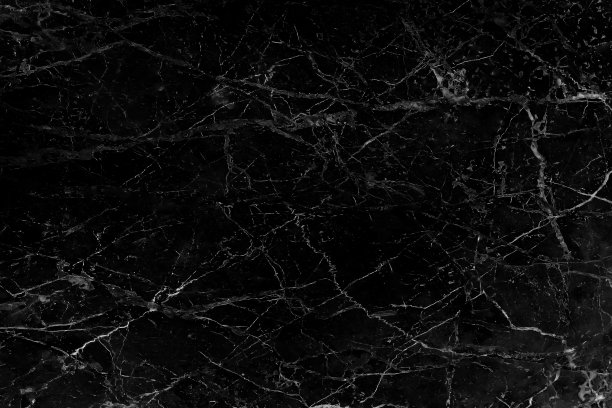 自然的黑色大理石纹理与白色纹理和卷曲的无缝图案，内饰瓷砖作为豪华的背景图片下载