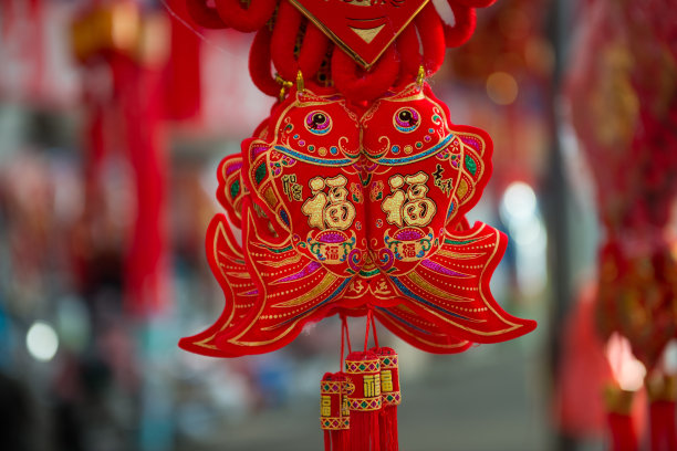 春节是中国传统的装饰品图片下载