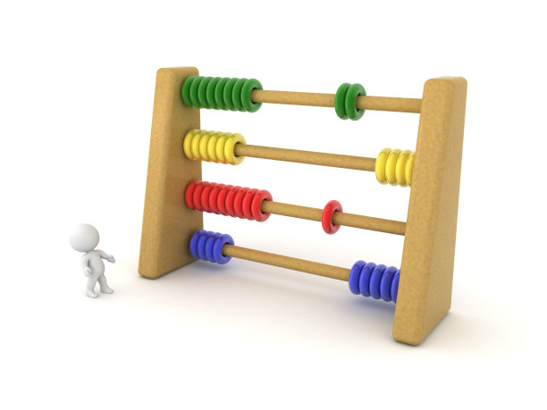 3D角色看大算盘图片下载