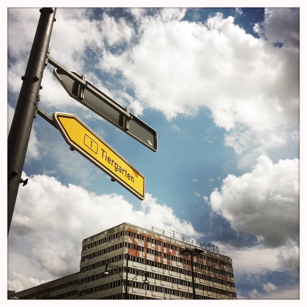 柏林的Tiergarten标志图片下载