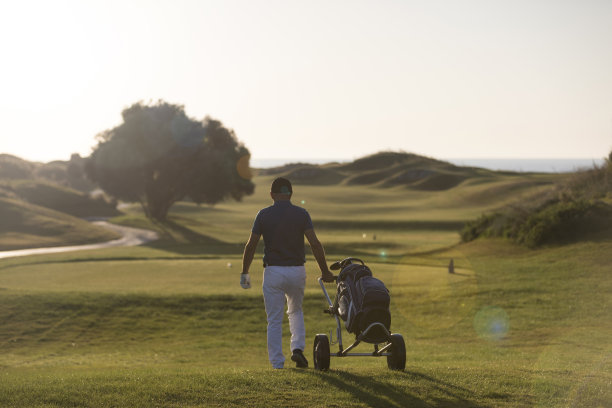 高尔夫球员在他的回程比赛后-林克斯高尔夫图片下载