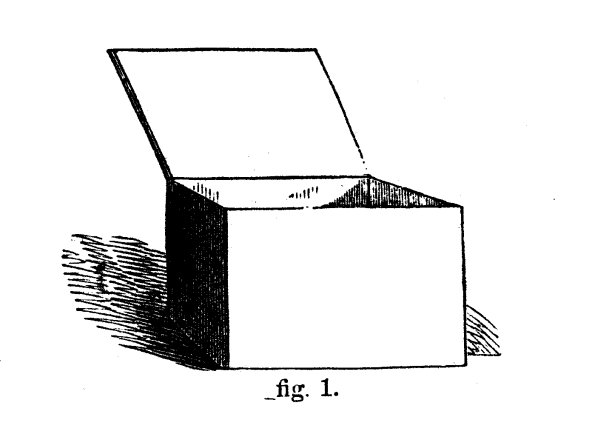 维多利亚时代的黑白木盒简单的线条画，展示如何遮阳;罗伯特·斯科特·伯恩1860年的《自助百科全书》中的绘图和遮阳技术。图片下载