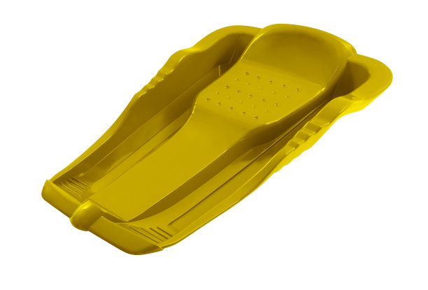 塑料雪橇隔离-黄色图片下载