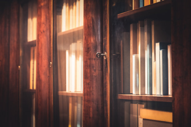 经典的书架背景软模糊图片下载