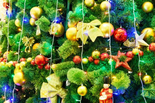 新年装饰背景拉近图片下载