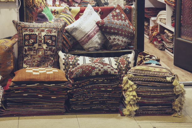 土耳其地毯世界大集市，伊斯坦布尔，土耳其图片下载