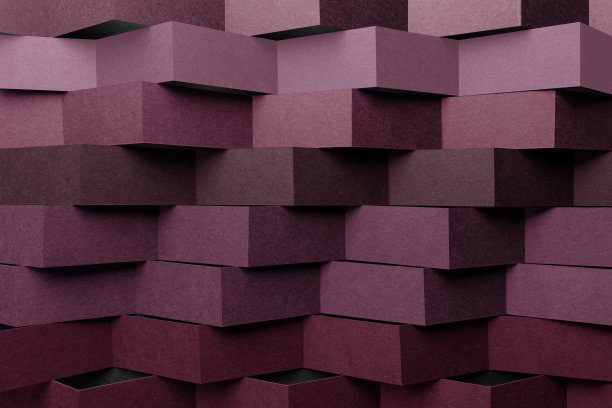 用纸张折成几何形状的合成图片下载