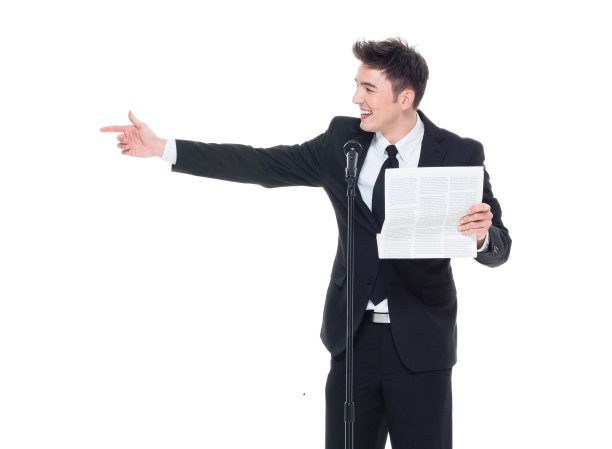 穿着西装的英俊商人图片下载