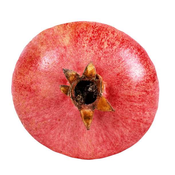 石榴孤立在白色背景与剪切路径图片下载