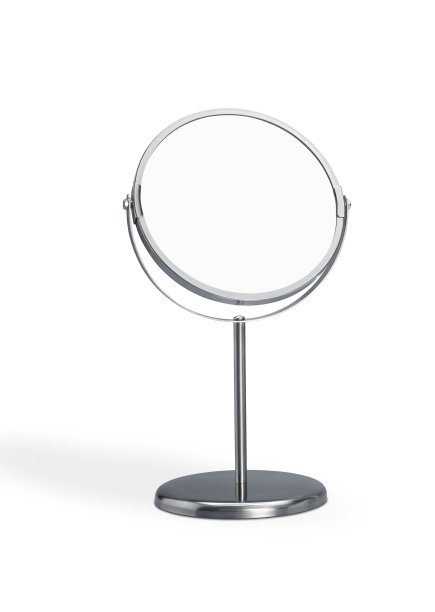 化妆镜孤立在白色图片下载