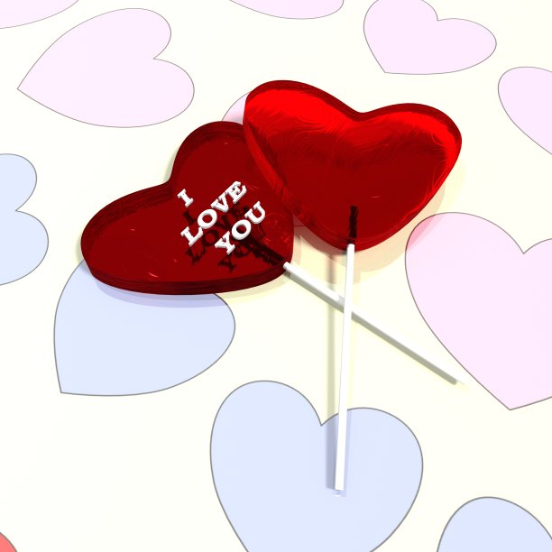 棒棒糖的心图片下载