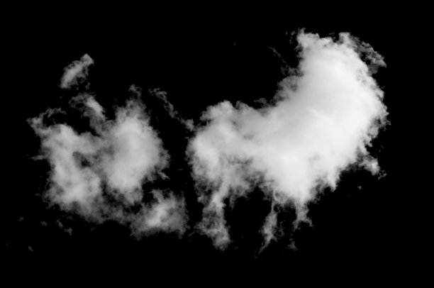 纹理。背景。绘画。设计师的照片，黑色背景上的云图片下载