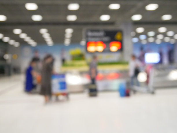机场大厅失焦-散焦背景图片下载
