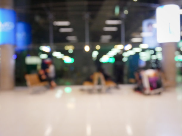 机场大厅失焦-散焦背景图片下载