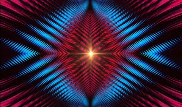 发光的菱形条纹。彩色几何背景。美丽的抽象图形。图片下载