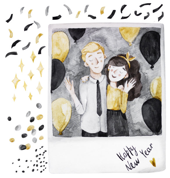 新的一年组图片下载