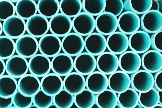 堆叠蓝色圆管和空心图片下载