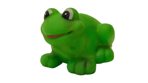 绿色青蛙橡胶玩具图片下载