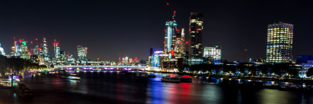 城市建筑夜景风光图片下载