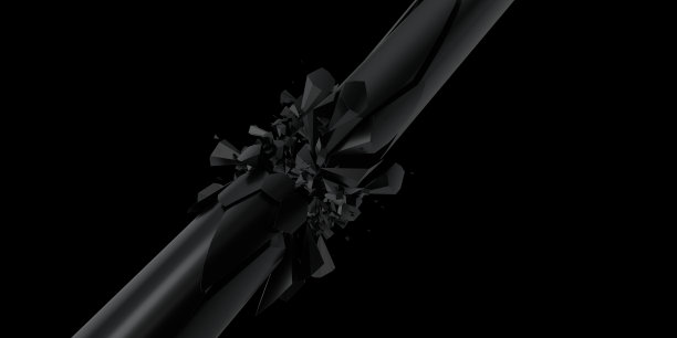 摘要破碎形状的三维绘制图片下载