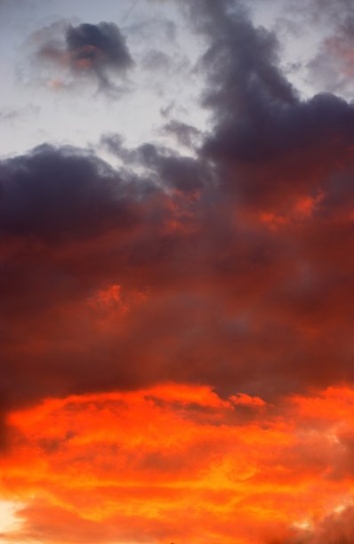 夏日日落的天空图片下载