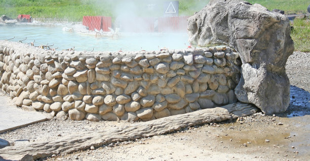 三甘榜温泉池，清迈图片下载